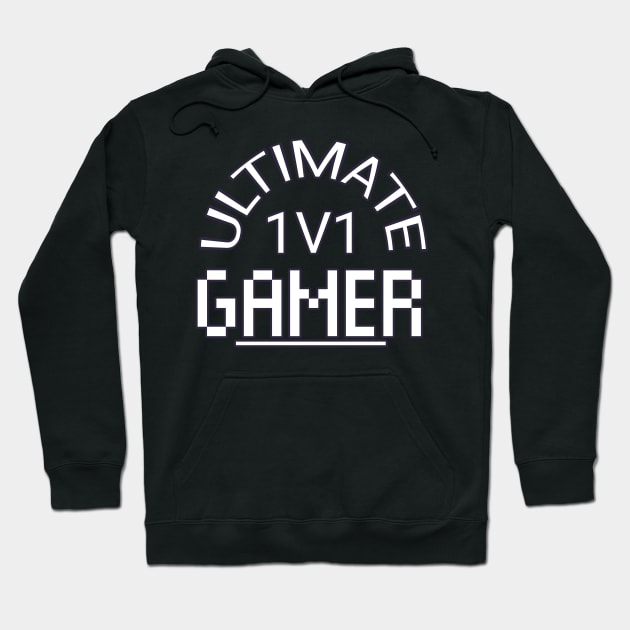 Ultimate 1v1 Gamer - Pixel Art - Video Game Lover Hoodie by MaystarUniverse